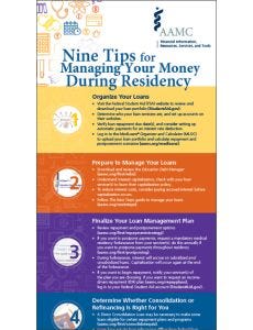 Nine Tips for Managing Your Money During Residency