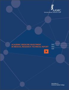 Academic Medicine Investment in Medical Research: Summary and Technical Reports