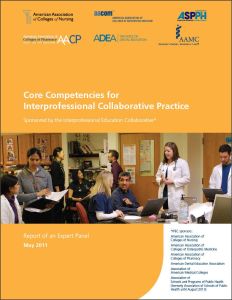 Core Competencies for Interprofessional Collaborative Practice (PDF)
