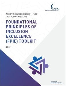 Achieving Inclusion Excellence in Academic Medicine: Foundational Principles of Inclusion Excellence (FPIE) Toolkit 