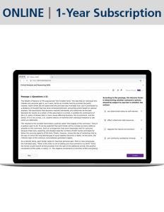 AAMC MCAT Official Prep Online Practice Questions from The Official Guide to the MCAT Exam (Online) | 1-Year Subscription 