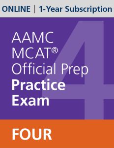 AAMC MCAT Official Prep Practice Exam Four (Online) | 1-Year Subscription 