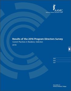 Results of the 2016 Program Directors Survey