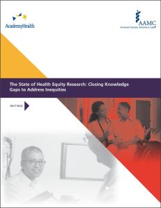 The State of Health Equity Research: Closing Knowledge Gaps to Address Inequities 