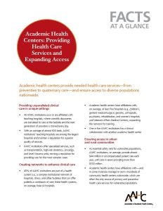 Facts at a Glance: Providing Health Care Services and Expanding Access (PDF)